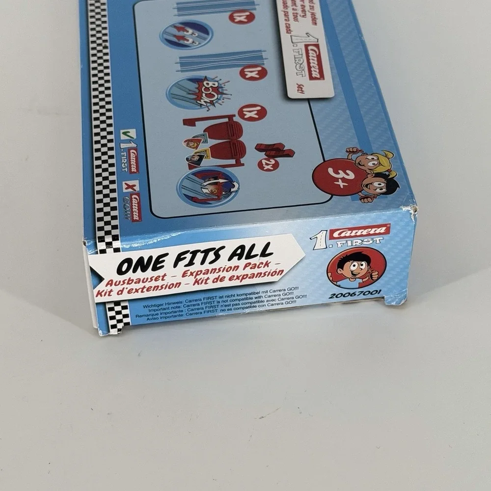 Carrera FIRST One Fits All Expansion Pack Slot Racing Track Set New Box Damage